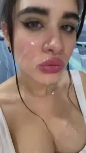Covered in cum after a great fuck