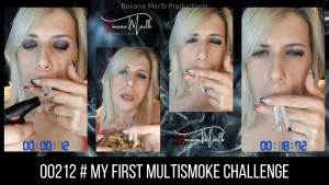 00212 my first multismoke challenge roxana marlb remember this name