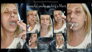 00116 powerful smoke sucking a merit i take a nice merit out of the part 1