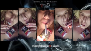 00175 smoking hot is my secret passion i look for cigarettes in my bag