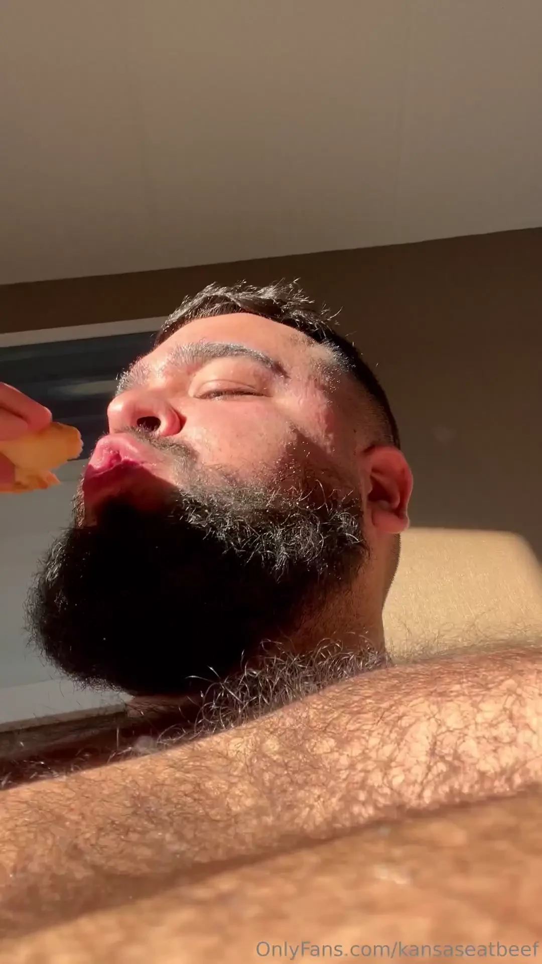 My tiny running up my belly to catch me devouring this pizza while 