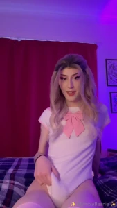 Trying a new toy curtesy of charles and a new outfit too lt 3 thankie