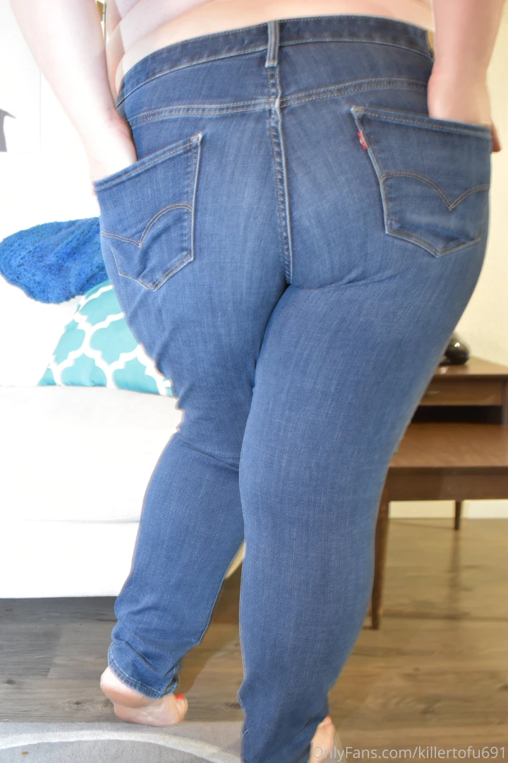 Blue jean baby bbw jeans bluejeans topless tits bigtits naturaltits part 7 