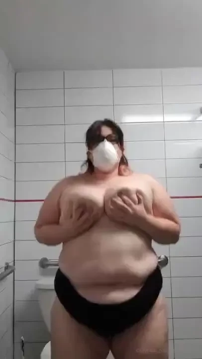 Public tinkle public bathroom and jumping jacks 