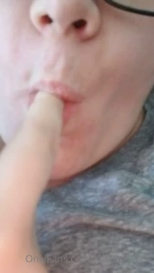 Just a bit of finger sucking