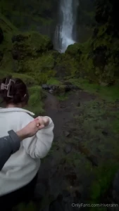Would you let me suck you off under this icelandic waterfall