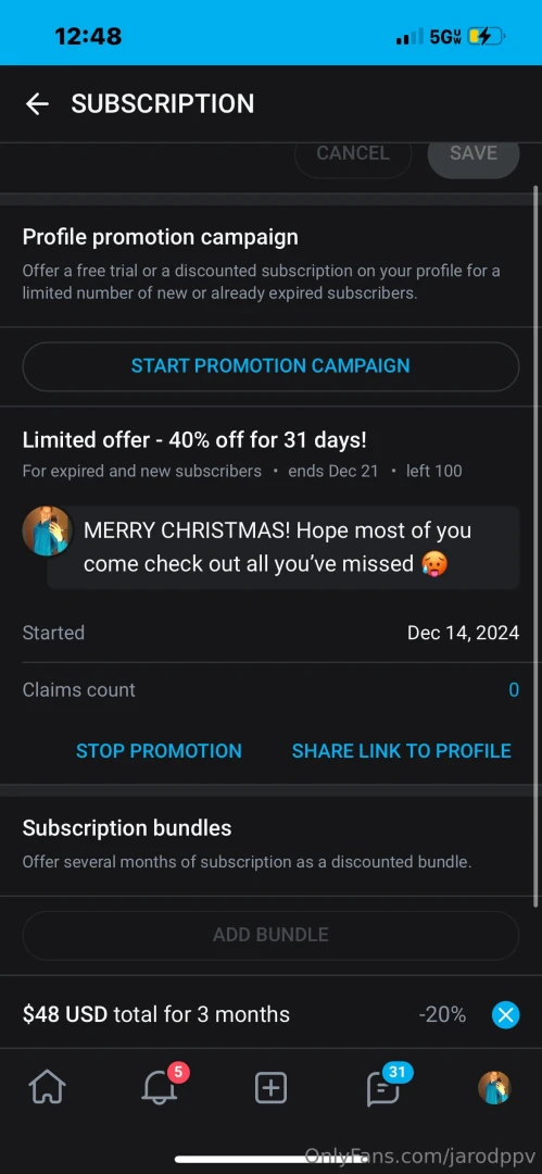 Now or never lustlivenow merry christmas my friends that account is 