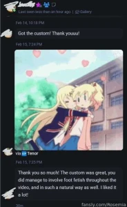 I love creating the perfect custom experience for my fans he wanted