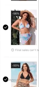 Sooo i have 28 bikinis in my cart right now tip if you want to see