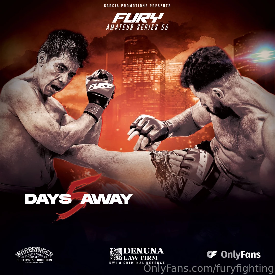 Countdown begins for fury amateur series 56 the best up and coming 
