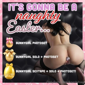 Naughty bunny easter special ready for the hottest bunny girl content
