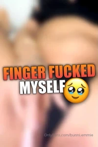 Finger fucked myself because i couldn t stop thinking about your cum part 1