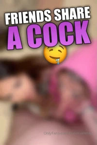 bunni-emmie - Friends share a cock watch me and my bestie share a huge cock he part 3 