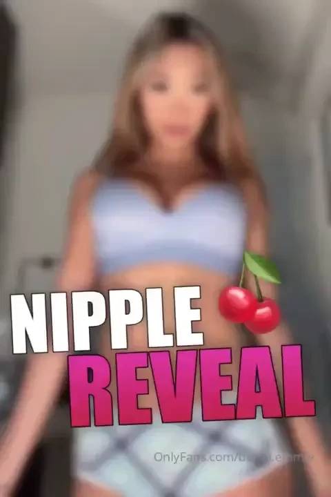 Nipple reveal would have your knees weak seeing my lucious hard nips part 6 