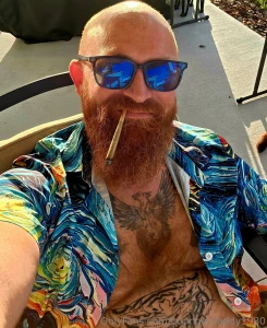 Waking and baking in the morning florida sunrise