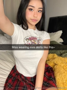 Going on the train pantieless while wearing a mini skirt so i can back