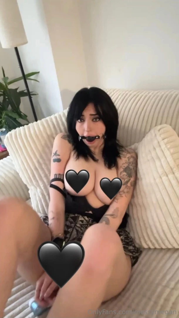 Gagged tied and playing with my vibrator don t forget to message me 