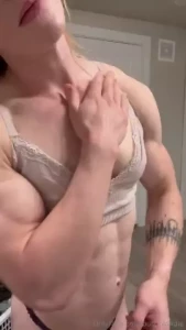 Lotioning up and massaging my muscles