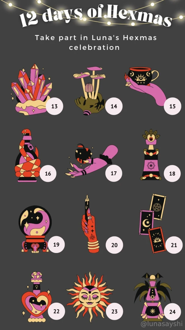 Coming soon my 2024 hexmas calendar and on the perfect day friday the part 1 