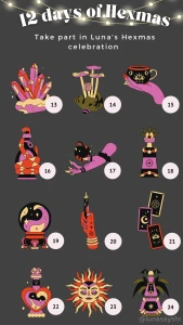 Coming soon my 2024 hexmas calendar and on the perfect day friday the part 1