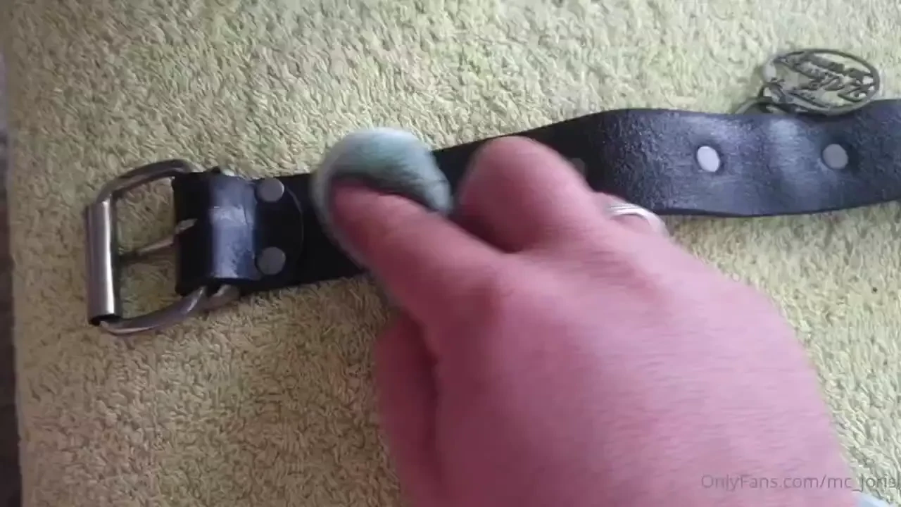 Making sure my collar is in perfect condition so it will last forever 