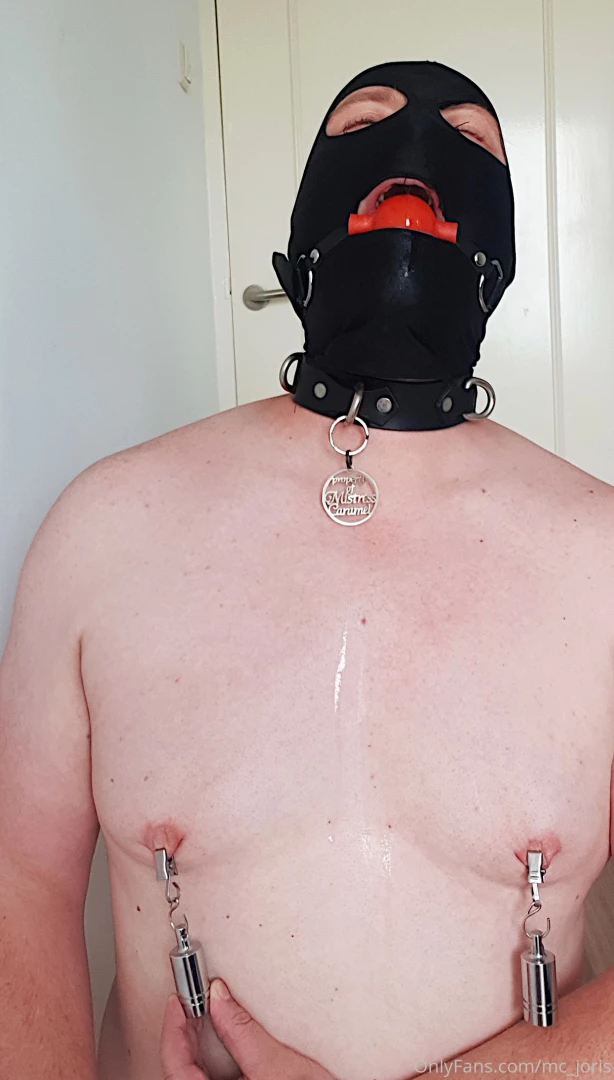 Au that hurts but anything to make mistress happy remote nipple 