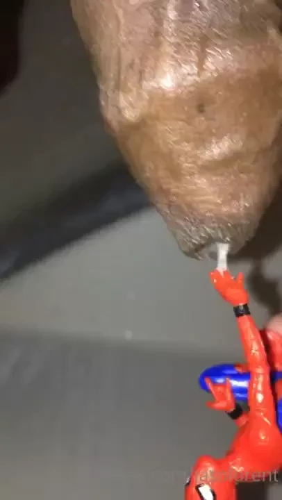 Hehe who wants me to cover them with my precum spidey here s getting 