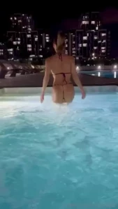 Hot tub and cool air almost as good as sex and pizza