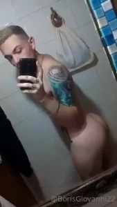 Would you like to see what i do while i take a shower give me a little