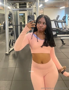 Morning gym fit check care to join me part 2