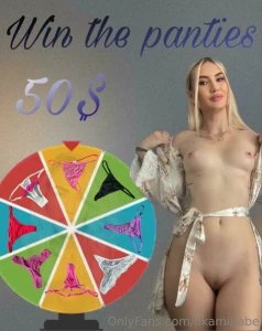 Roata chiloteilor toata lumea este castigatoare lasa un tips de 50 sub