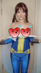 Naked tits in my new cosplay for u