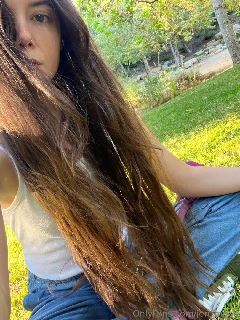 Park hang in a white tank 