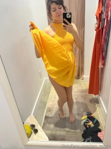 Lil yellow dress looks cute on me beam of sunshine