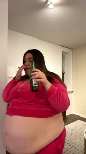 Last night just vibing with my belly out