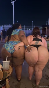 Behind the scenes dump from the vegas bbw bash with my ssbbw friend part 1