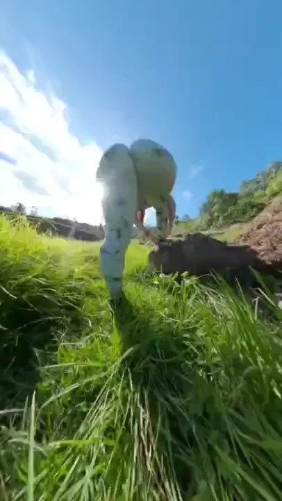 Assmr walking curvy girl follow me let s do some outdoor sports 