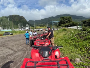 St kitt s atv tour and monkey love part 1