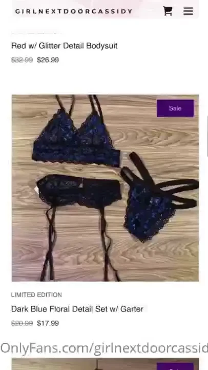 Alright guys we have a website happy friday my awaited lingerie page 