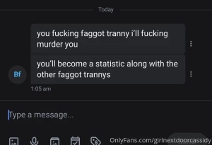 People get so bold behind the keyboard it s so gross probably some