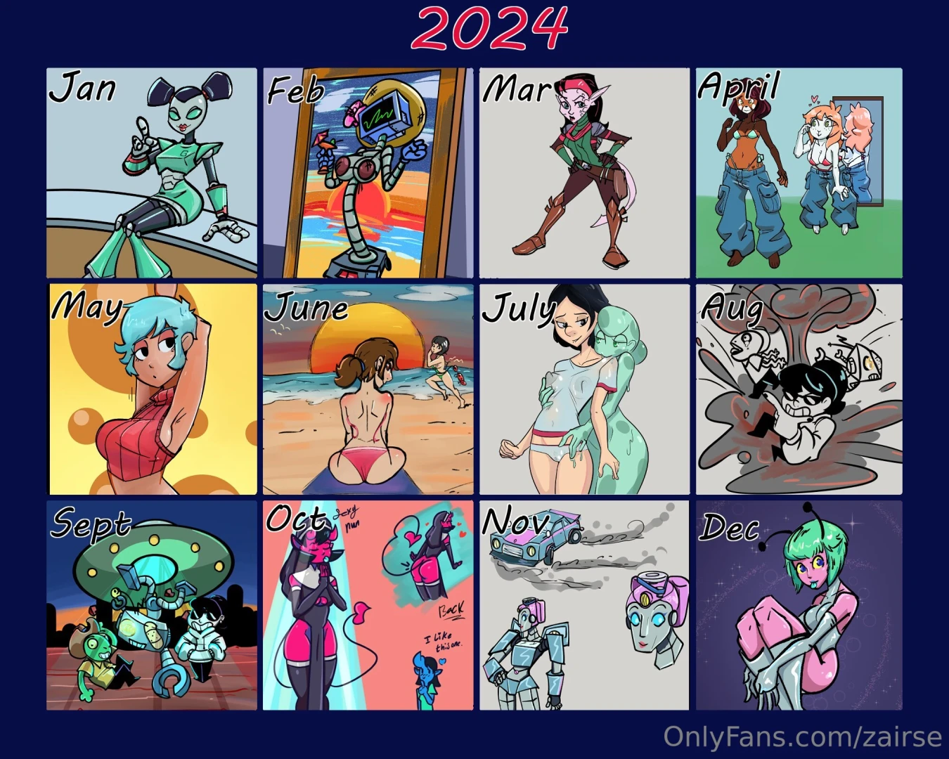 Favorite art of 2024 ready for the new year 