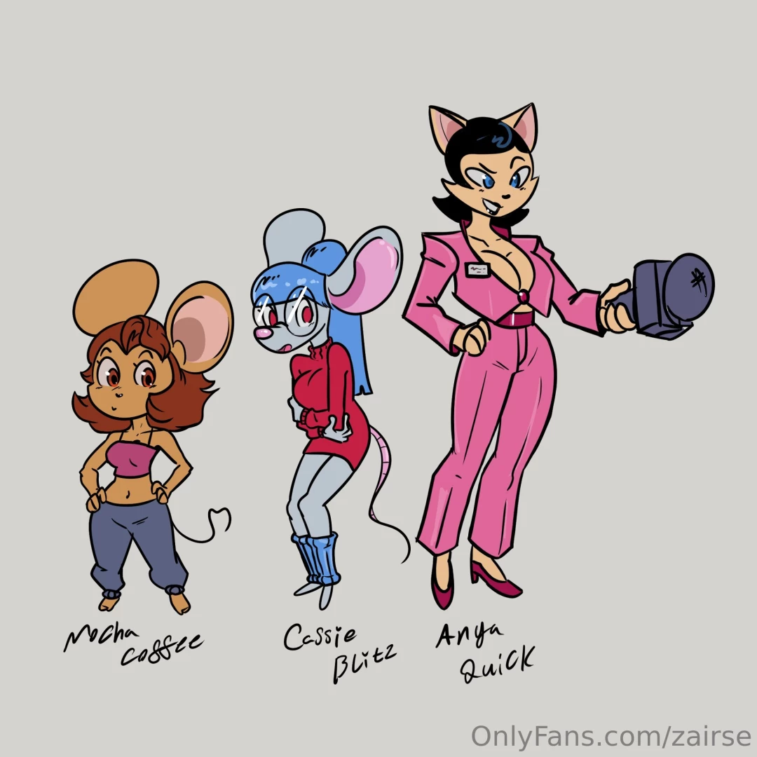 Some characters i ve drawn recently these are all for a small comic part 1 