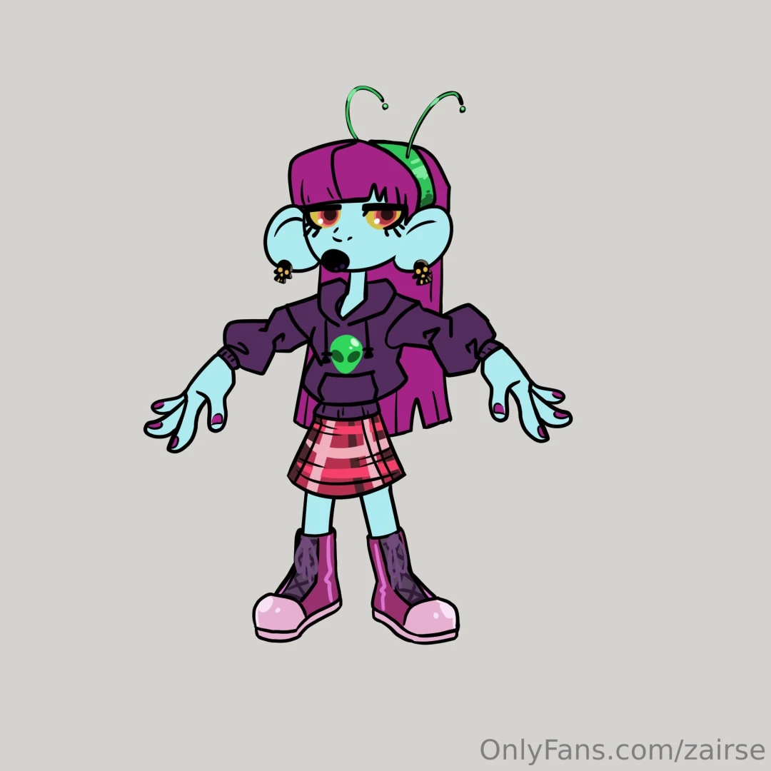 New character anita the alien part 2 