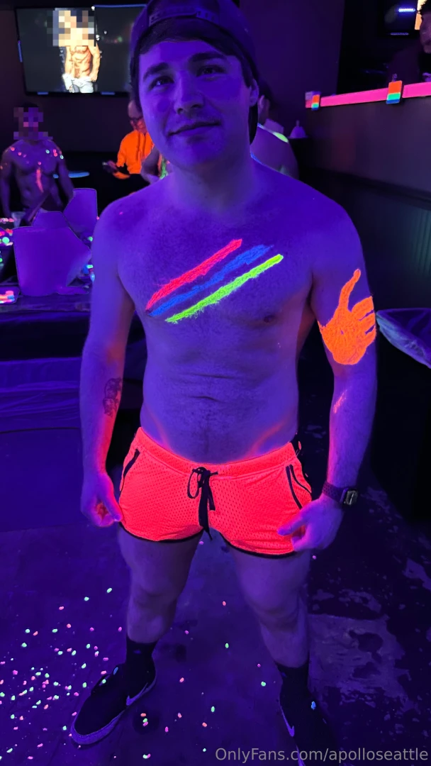 Bathed in neon 