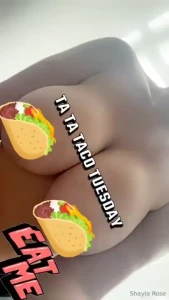 It s ta ta taco tuesday who is in the mood to eat a juicy taco today