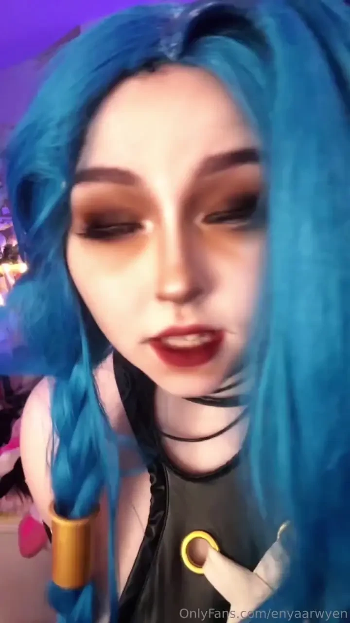 Bts jinx cosplay tiktok a little blooper from filming one of my jinx 