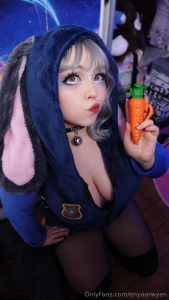 I just sent vip members a few extra pics of my solo judy hopps cosplay