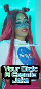 Your dick a cosmic joke prepare to be torn down as i mock your