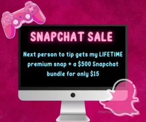 Snapchat sale first fan only