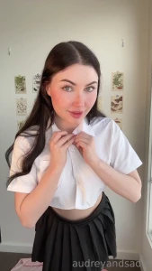 audreyandsadie - Do you like me in uniform 